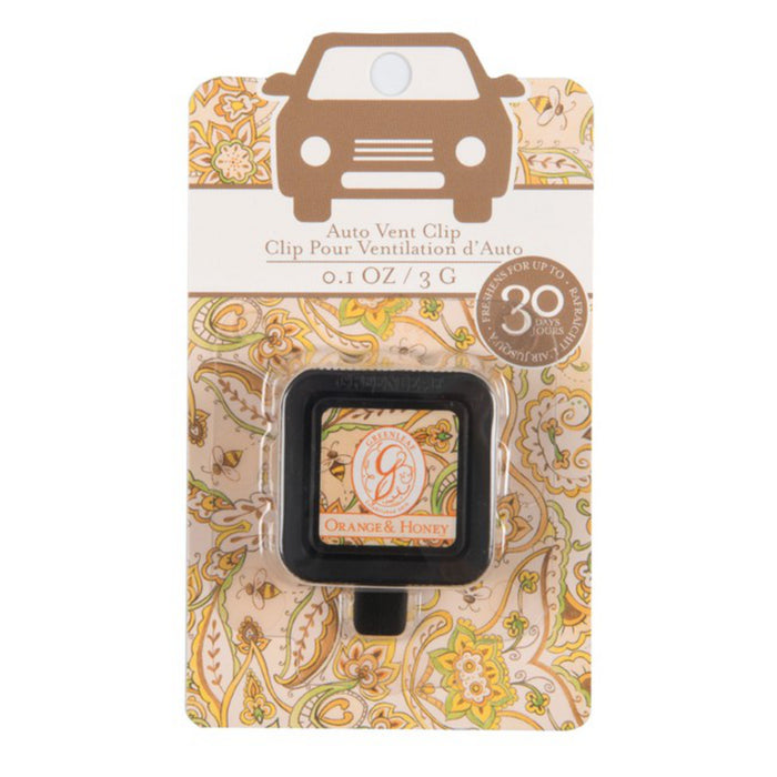 Faisisseur d'air à parfum automatique pour la voiture jusqu'à 30 jours - Orange & Honey, 3G