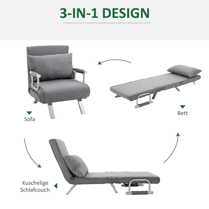 Détendez le fauteuil à Skiere Dignity Chaise de lecture de chaise de lecture comprenant un oreiller bleu, 63x73x81cm