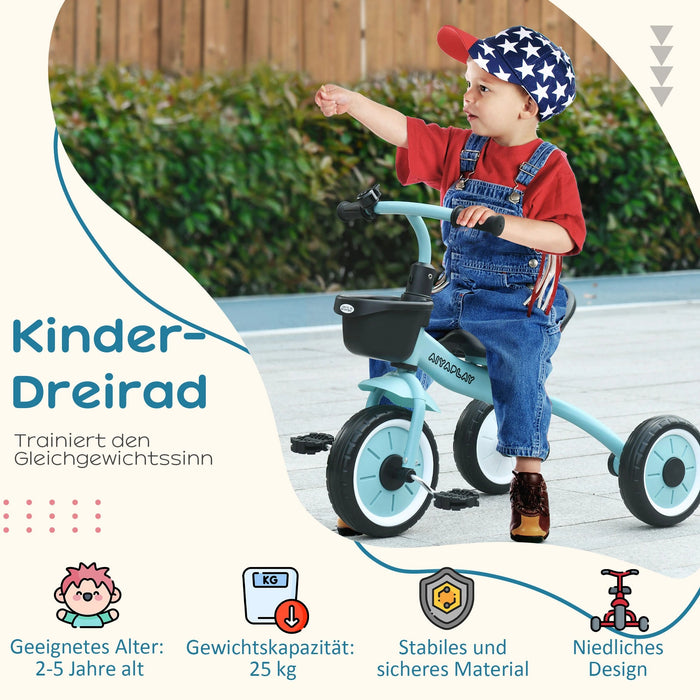 Trey Bike for Children Head-Ajustiable SEAT KLINGEL BICYCY PANKEUR POUR 2-5 ANS