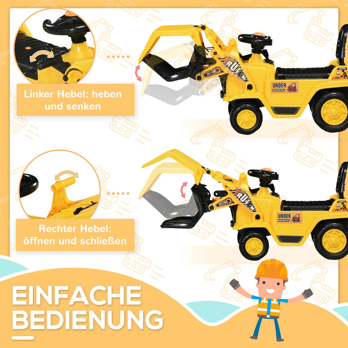 Excavatrices de conduite avec une protection contre l'inclinaison de l'espace de stockage des effets de cor et sonore pendant 3-4 ans