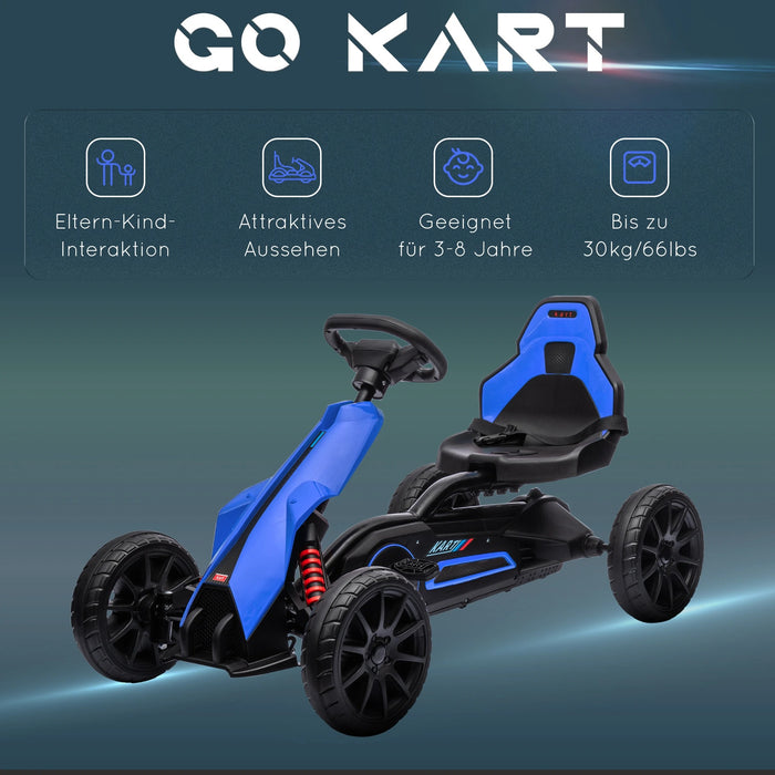 Gokart avec pédale Reverse-US Gear Forward pour les enfants de 3 à 8 ans