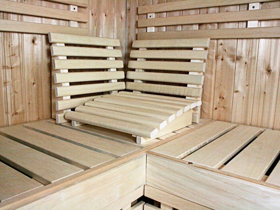 Sauna Premium Set Espenholz, 3 pièces