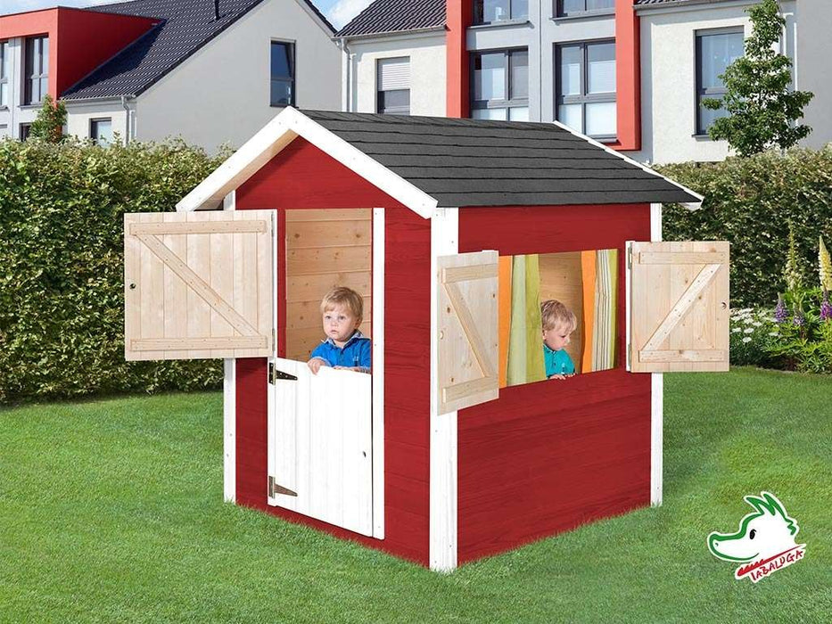 Spielhaus Children's Play House 'Dragon' Schwedenrot, 144x153x154cm (bxtxh)