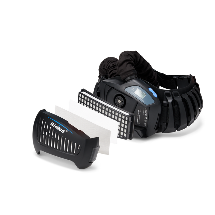 Welding helmet SHINE SPARX DOUBLE LCD + PAPR