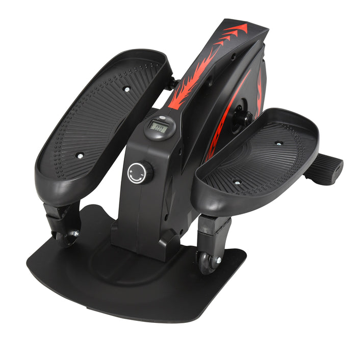 Mini Stepper mit LCD-Monitor Heimtrainer Pedaltrainer mit stufenlos einstellbarem Widerstand