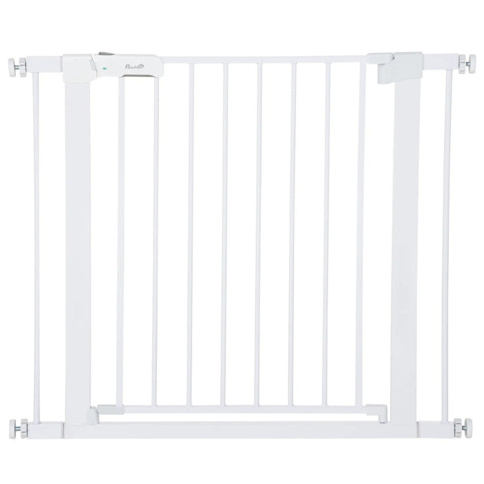 Grille de porte de la calandre sans forage à forage large métallique blanc, 75-96x76cm