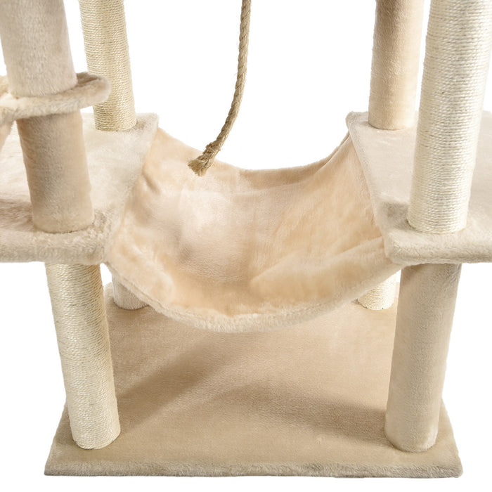 Kratzbaum Katzenbetten Katzenkratzgratkratzgratkratzgratkratzfar 174cm - beige