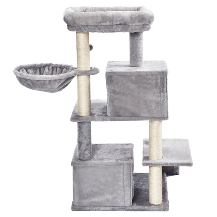 Kratzbaum Katzenbetten Katzenkratzpraum Katzenkroße 100x49x49cm - Gray