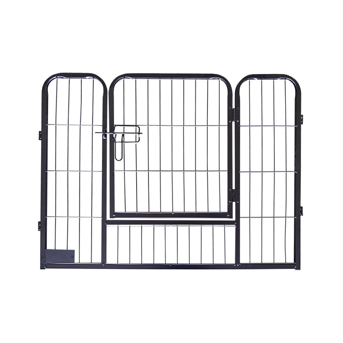 Puppy run free enclosure round or angular for puppies - 16 -part á 80x60cm