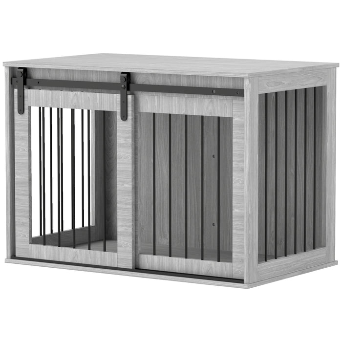 Dog Cage Dog Box con bloccaggio, 116x60x87cm