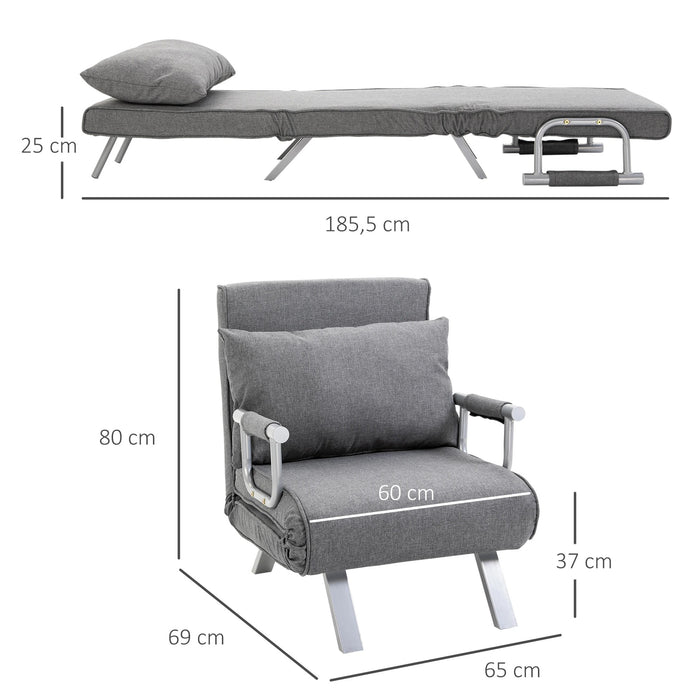 Détendez le fauteuil à Skiere Dignity Chaise de lecture de chaise de lecture comprenant un oreiller bleu, 63x73x81cm