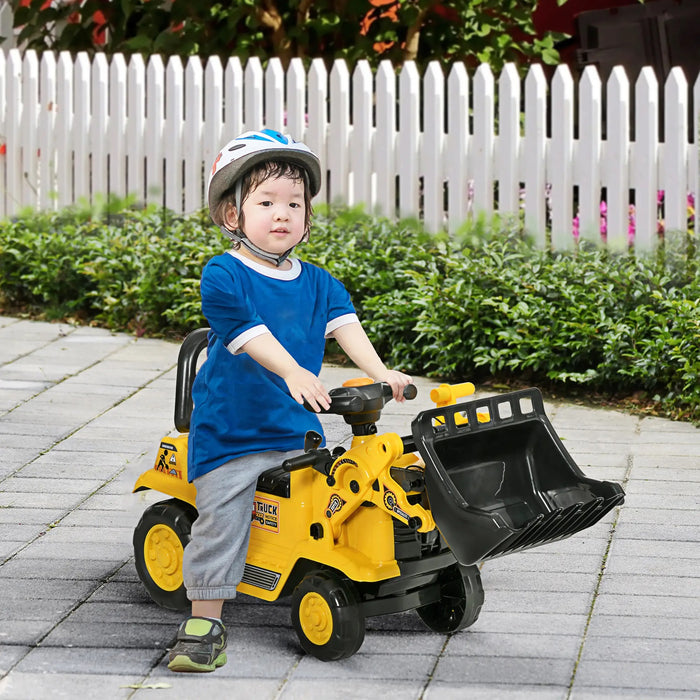 Infracteur de l'excavateur pour enfants avec compartiment de stockage et cor, 80x26.5x39cm