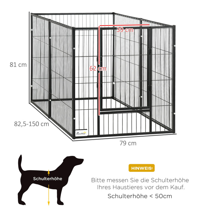 Puppy fonctionne à la porte verrouillable réglable, de 82,5 à 150 cm