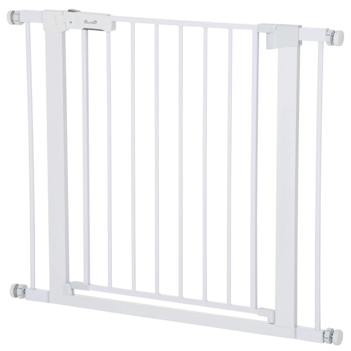 Grille de porte de la calandre sans forage à forage large métallique blanc, 75-96x76cm