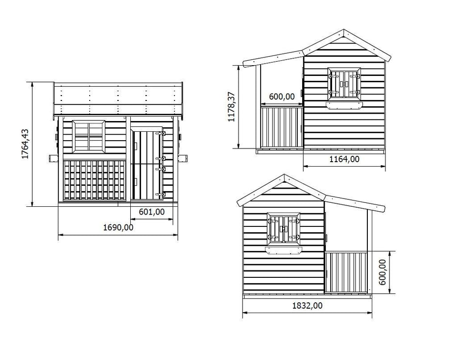 Spielhaus Children's Play House 'Flower', 169x183x176cm (bxtxh)