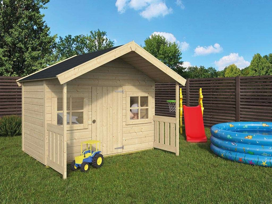 Spielhaus Children's Play House 'Jasmin' Natural, 180x120x162cm (bxtxh)