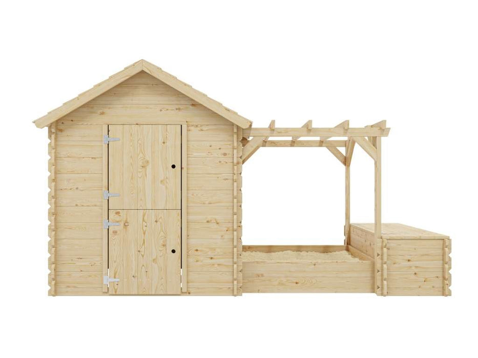 Spielhaus Children's Play House 'Fly', y compris Sandpit et Pergola, 290x116x163cm (BXTXH)