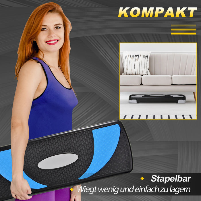 Aerobic Stepper 3 stadi regolabile, 80x31x20cm