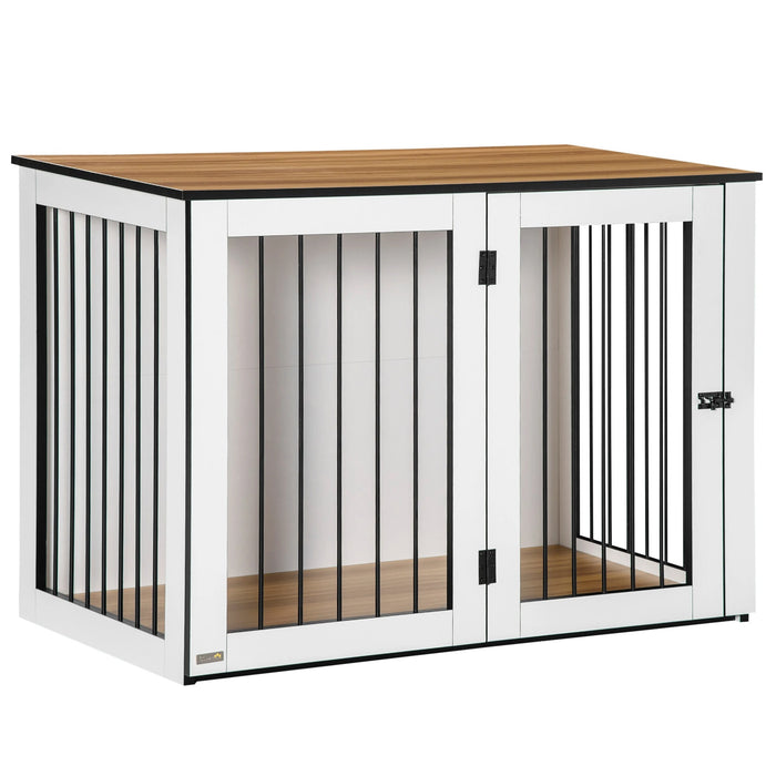 Dog box dog cage for small and medium -sized dogs, 106x60x76cm