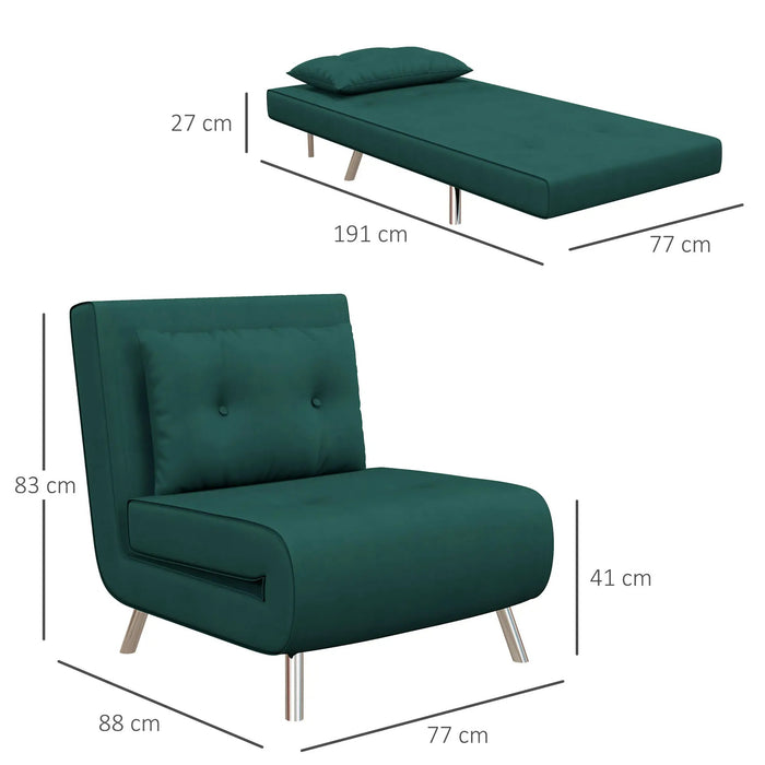 Détendez le fauteuil à Skiere Dignity Chaise de lecture de chaise de lecture comprenant un oreiller bleu, 63x73x81cm