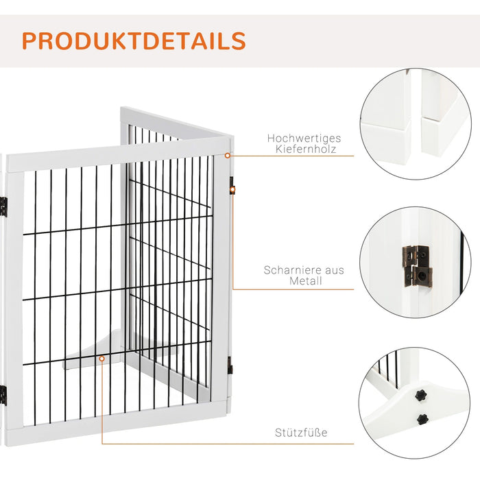 Grilles circulaires pour les grilles de protection des chiens, 185x36x71cm