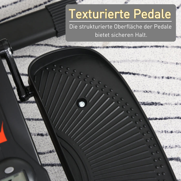 Mini Stepper mit LCD-Monitor Heimtrainer Pedaltrainer mit stufenlos einstellbarem Widerstand