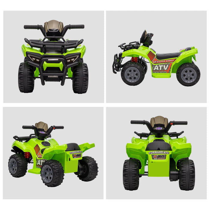 Mini Elektro-Quad Kinder ATV für 18-36 Monate Kinder Metall PP-Kunststoff Grün 70x42x45cm