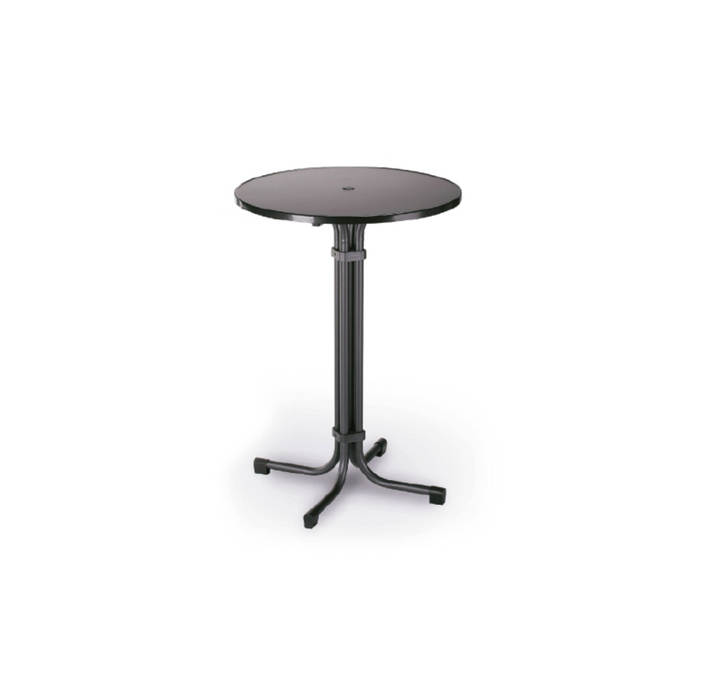 Table debout multiflex, pliable et résistant aux intempéries, autour de 80 cm - Diverses couleurs