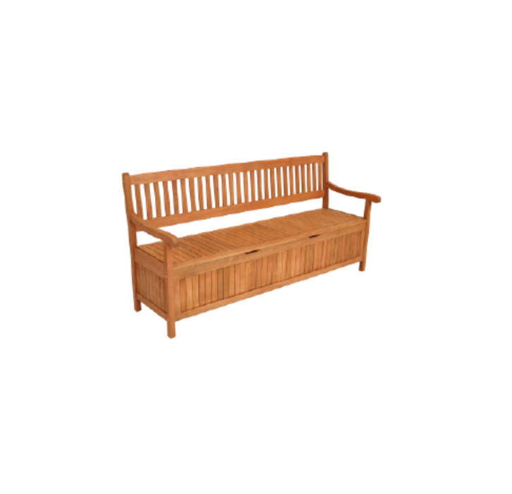 Banc de poitrine avec embouteillages Montego XXL, Eucalyptus Wood - 180 cm