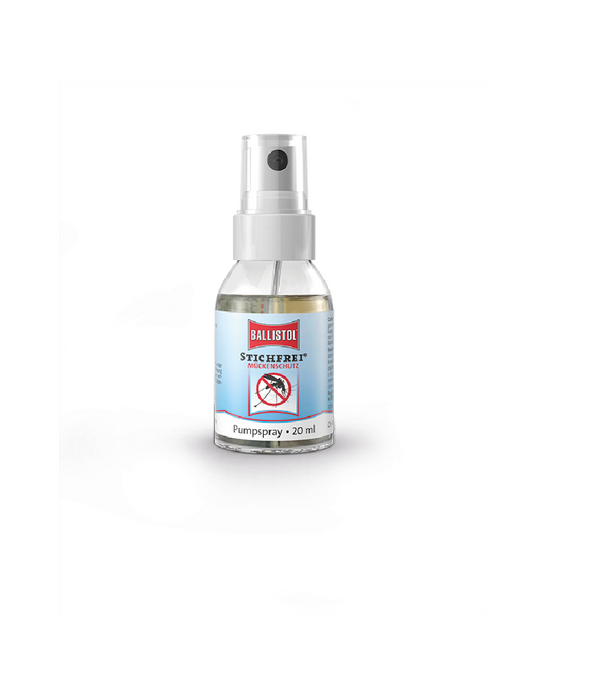 Ballistol Stitch -Spray per pompa di protezione da zanzare senza zanzare, 20 ml