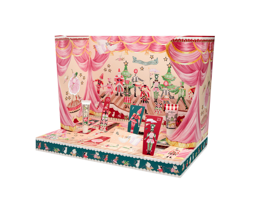Cath Kidston Nutcracker Theatre - Calendario dell'Avvento di bellezza con 24 sorprese per la cura