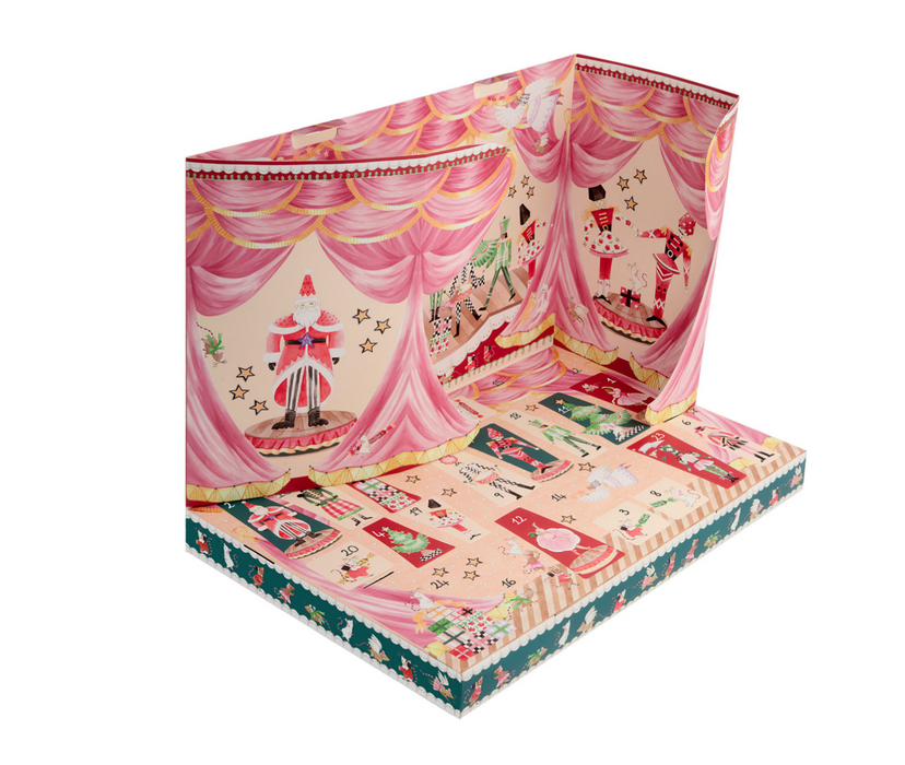 Cath Kidston Nutcracker Theatre - Calendario dell'Avvento di bellezza con 24 sorprese per la cura