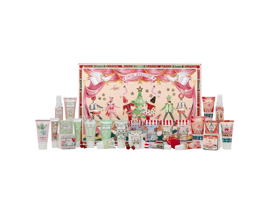 Cath Kidston Nutcracker Theatre - Calendario dell'Avvento di bellezza con 24 sorprese per la cura