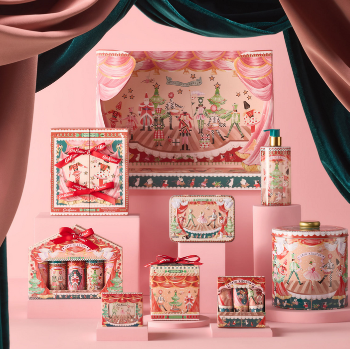 Cath Kidston Nutcracker Theatre - Calendario dell'Avvento di bellezza con 24 sorprese per la cura