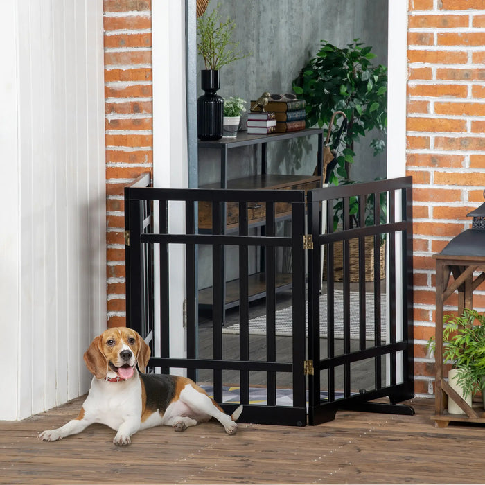 Grilles circulaires pour animaux de compagnie noirs pliables gratuits, 181x35x76cm