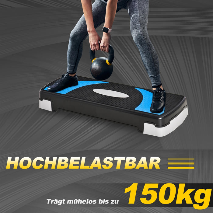 Aerobic Stepper 3 stadi regolabile, 80x31x20cm