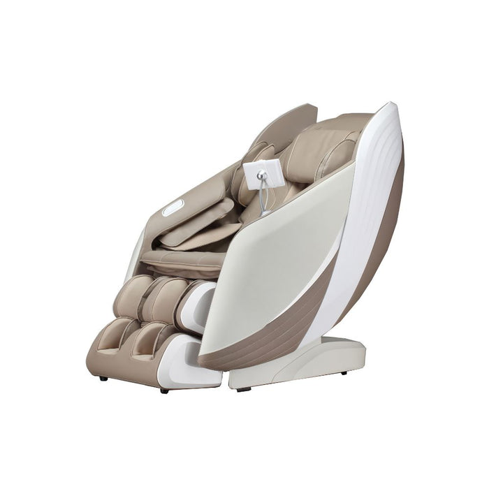 Massage chair Helios Pro, 12 massage programs, with lying position - Khaki