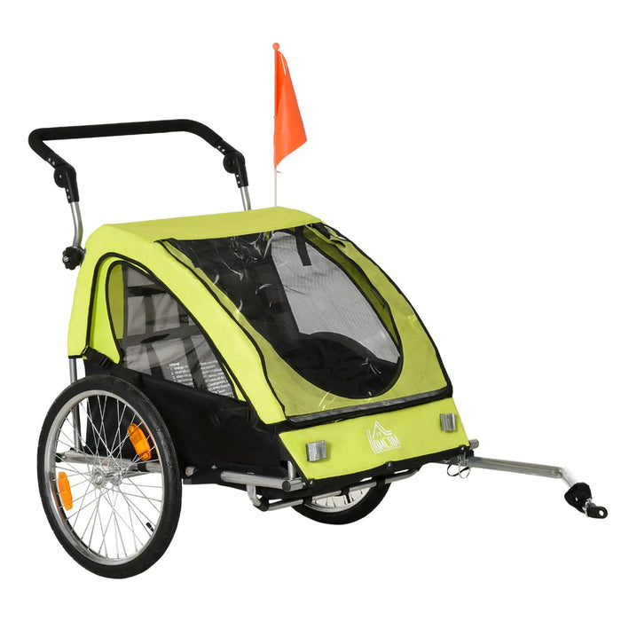regenschutz für fahrradanhänger kinderanhänger 2-in-1 Kinderanhänger Regenschutz Sicherheitsgurt für 2 Kinder, 160x8 — floki24