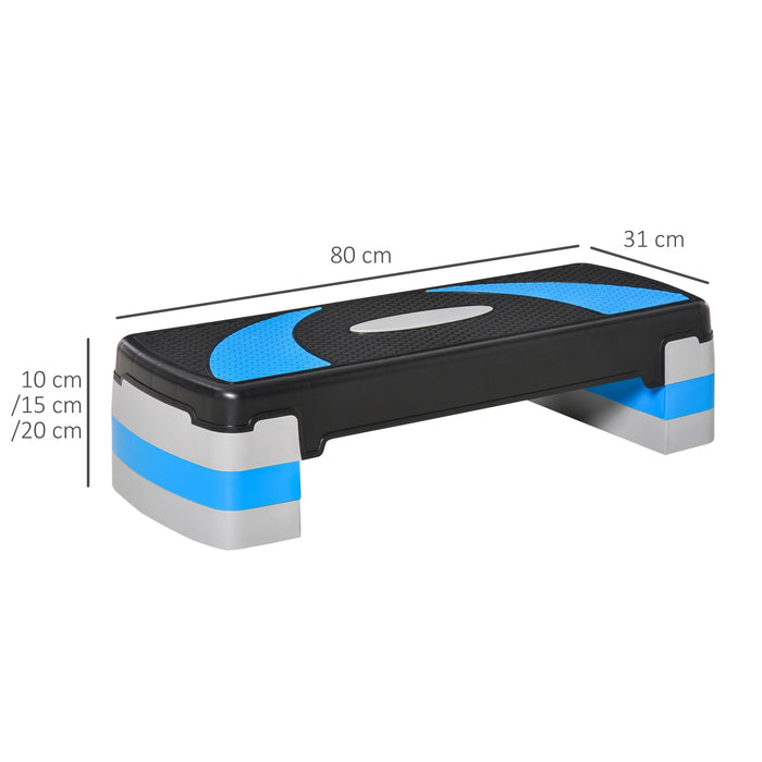 Aerobic Stepper 3 stadi regolabile, 80x31x20cm