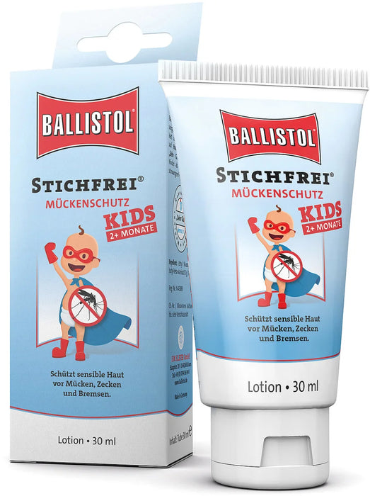 Ballistol Stitch -Free Mosquito Protection Kids Lotion Tube, 30 ml