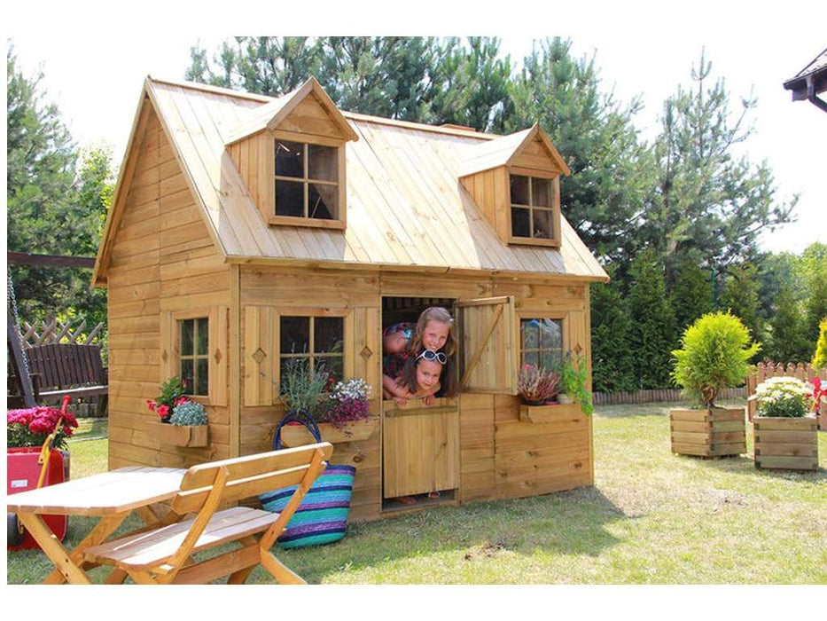 Spielhaus Children's Play House 'Espagne' Soutrle Pression imprégnée, 248x161x239cm (BXTXH)