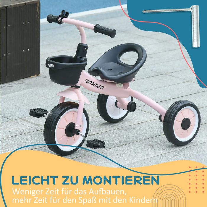 Trey Bike for Children Head-Ajustiable SEAT KLINGEL BICYCY PANKEUR POUR 2-5 ANS