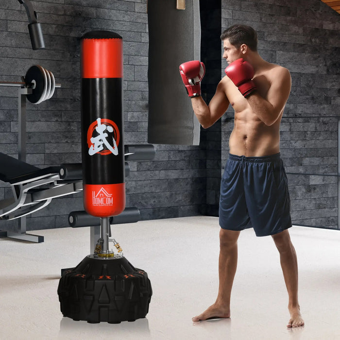 Sac de bord Boxing Training Dispositif Boxing Partner Box Box Assistant Training with Aspir Foot, 60x60x180cm