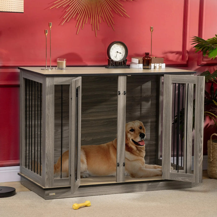 Dog Cage Box Dog Box Partition rimovibile, 120x60x88,5 cm