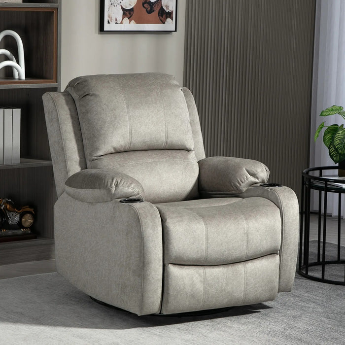 Détendez le fauteuil avec repose-pieds et fonction de mensonge, y compris le support de coupe, 87x95x102cm