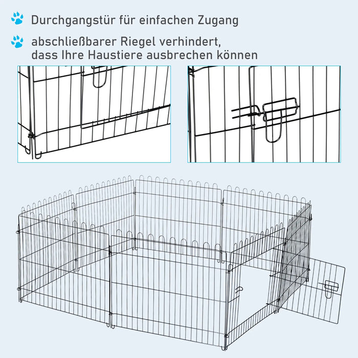 Puppy Puppy Spout Fence Fence Freewheeling, 71x61cm