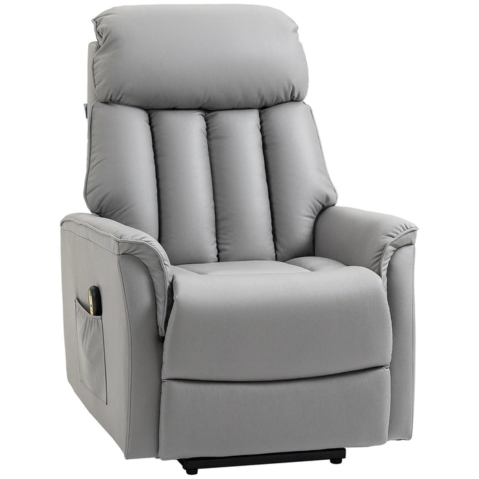 Refrest Failchair Relax fauteuil télévisé TV, y compris le service à distance de câble gris, 80x94x104cm