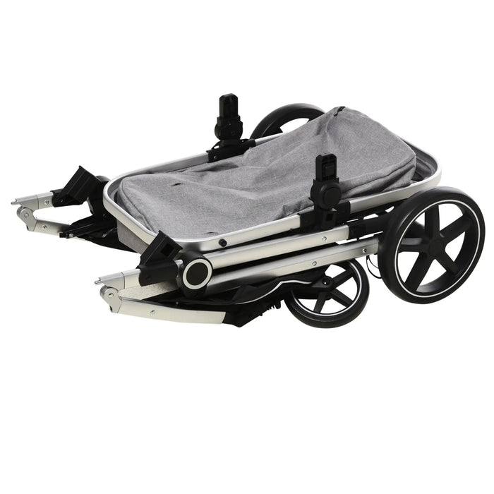 Voiture pliable buggy chien voiture bleu foncé, 99x62x106cm