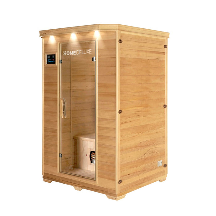 Cabine infrarouge Ikenna M - 120x105cm pour 2 personnes - Cabine Infarot avec 1750 watts