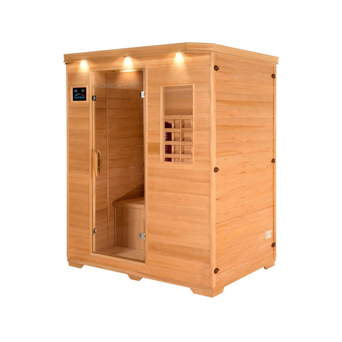 Infrared cabin Ikenna L - 153x110cm for 3 people - Infarot cabin with 2400 watts